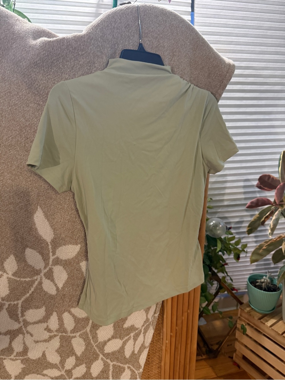 OGL Short Sleeve Top in Sage Green